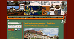 Desktop Screenshot of muzeumcl.cz